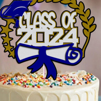 Intra απο ξύλο plywood 3mm-4mm πάχος - Κατηγορία 2024 Cake Topper  Δίασταση 20x20 cm INTRAFABR-102435091 - Image 3