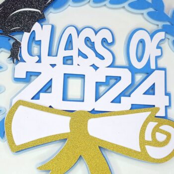 Intra απο ξύλο plywood 3mm-4mm πάχος - Κατηγορία 2024 Cake Topper  Δίασταση 20x20 cm INTRAFABR-102435091 - Image 5