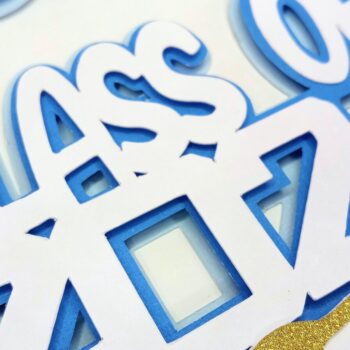 Intra απο ξύλο plywood 3mm-4mm πάχος - Κατηγορία 2024 Cake Topper  Δίασταση 20x20 cm INTRAFABR-102435091 - Image 7