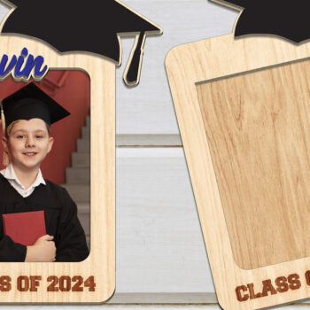 Intra απο ξύλο plywood 3mm-4mm πάχος - Κατηγορία 2024 Κορνίζα  Δίασταση 20x25 cm INTRAFABR-98479416 - Image 1