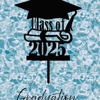 Intra απο ξύλο plywood 3mm-4mm πάχος - Κατηγορία 2025 Cake Topper  Cut File Δίασταση 20x20 cm INTRAFABR-118761401 - Image 2