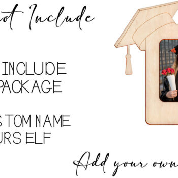 Intra απο ξύλο plywood 3mm-4mm πάχος - Class of 2025 Graduation Photo Frame Δίασταση 20x25 cm INTRAFABR-123486499 - Image 2