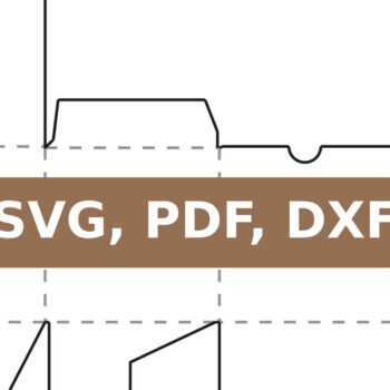 Intra απο ξύλο plywood 3mm-4mm πάχος - Κλασικό κουτί Δίασταση 20x20 cm INTRAFABR-33136675 - Image 2