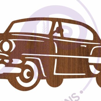 Intra απο ξύλο plywood 3mm-4mm πάχος - Κλασικό σχέδιο επιγραφής αυτοκινήτου 1, Δίασταση 40x50 cm INTRAFABR-98433830 - Image 3