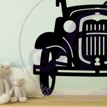 Intra απο ξύλο plywood 3mm-4mm πάχος - Κλασικό σχέδιο επιγραφής αυτοκινήτου 2, Δίασταση 40x50 cm INTRAFABR-98433849 - Image 2