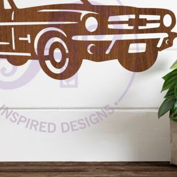 Intra απο ξύλο plywood 3mm-4mm πάχος - Κλασικό σχέδιο επιγραφής αυτοκινήτου 4,   Δίασταση 40x50 cm INTRAFABR-98433883 - Image 1