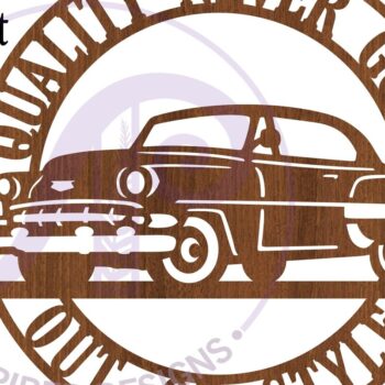 Intra απο ξύλο plywood 3mm-4mm πάχος - Κλασική επιγραφή αυτοκινήτου, . Διάνυσμα Δίασταση 40x50 cm INTRAFABR-81306256 - Image 4