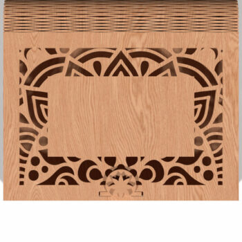 Intra απο ξύλο plywood 3mm-4mm πάχος - Κλασικό μοτίβο Laser Cut Box Δίασταση 30x30 cm INTRAFABR-118197085 - Image 1