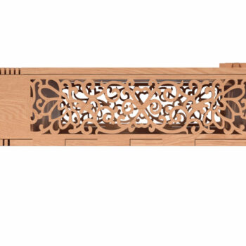 Intra απο ξύλο plywood 3mm-4mm πάχος - Κλασικό μοτίβο Laser Cut Box Δίασταση 30x30 cm INTRAFABR-118197085 - Image 2
