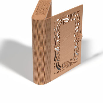 Intra απο ξύλο plywood 3mm-4mm πάχος - Κλασικό μοτίβο Laser Cut Box Δίασταση 30x30 cm INTRAFABR-118197085 - Image 6