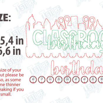 Intra απο ξύλο plywood 3mm-4mm πάχος - Πακέτο γενεθλίων στην τάξη|Πίνακας γενεθλίων Δίασταση 40x50 cm INTRAFABR-118949633 - Image 2