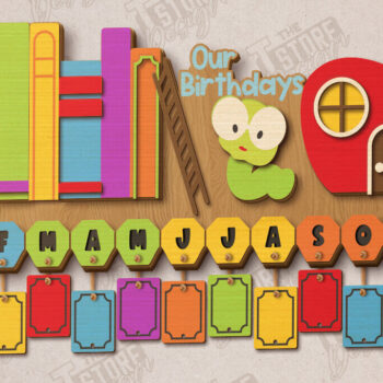 Intra απο ξύλο plywood 3mm-4mm πάχος - Πακέτο γενεθλίων στην τάξη|Πίνακας γενεθλίων Δίασταση 40x50 cm INTRAFABR-118949633 - Image 5