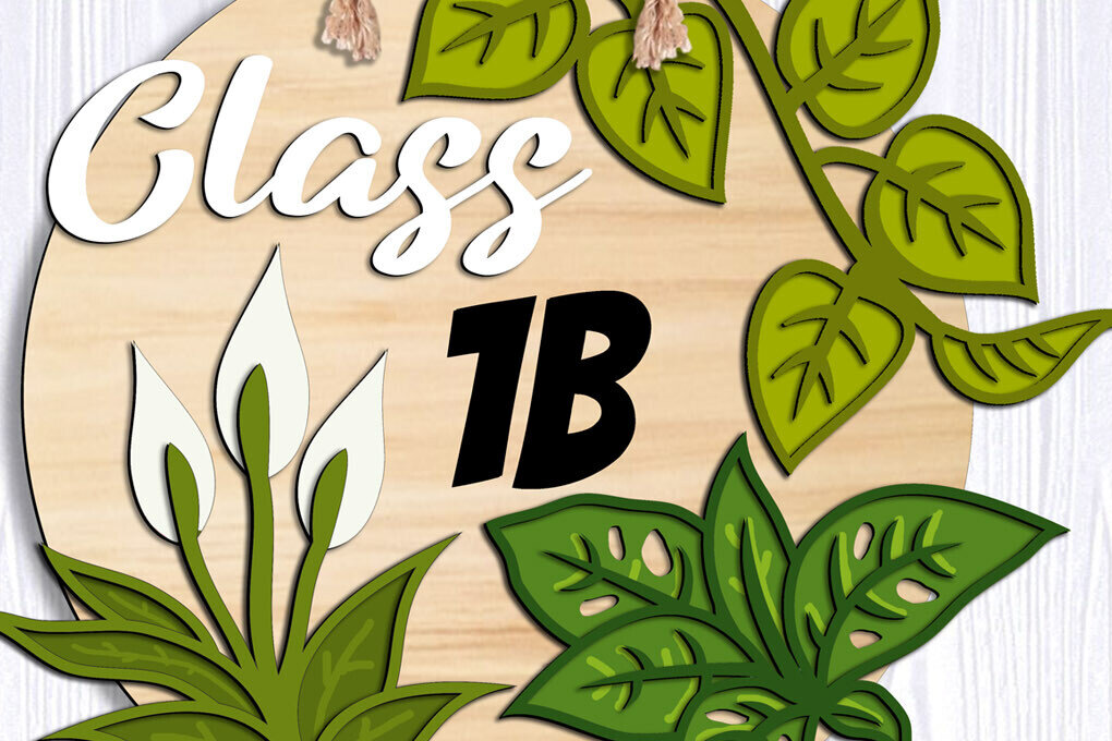 Intra απο ξύλο plywood 3mm-4mm πάχος - Κρεμάστρα πόρτας δασκάλου τάξης  Δίασταση 20x20 cm INTRAFABR-103441338