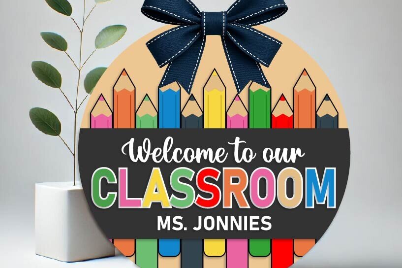 Intra απο ξύλο plywood 3mm-4mm πάχος -  Laser   Welcome Sign στην τάξη Δίασταση 30x20 cm INTRAFABR-120658514