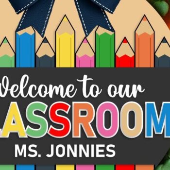 Intra απο ξύλο plywood 3mm-4mm πάχος -  Laser   Welcome Sign στην τάξη Δίασταση 30x20 cm INTRAFABR-120658514 - Image 3