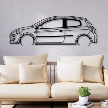 Intra απο ξύλο plywood 3mm-4mm πάχος - Clio III Car Cut Laser, Vector μοντέλο αυτοκινήτου Δίασταση 20x20 cm INTRAFABR-110989791 - Image 1