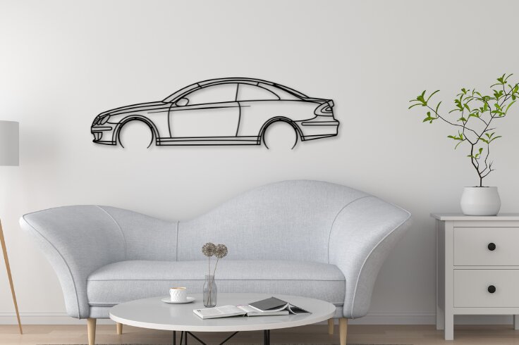 Intra απο ξύλο plywood 3mm-4mm πάχος - Διακόσμηση τοίχου αυτοκινήτου CLK W209 Laser Cut Δίασταση 20x20 cm INTRAFABR-110989855