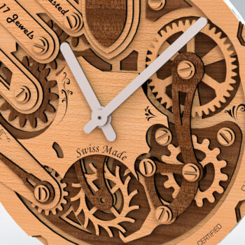 Intra απο ξύλο plywood 3mm-4mm πάχος - Αρχεία ρολογιού για κόφτες λέιζερ  Δίασταση 20x20 cm INTRAFABR-79580256 - Image 1