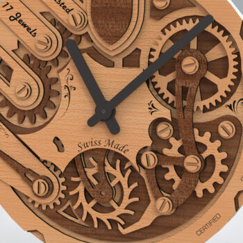 Intra απο ξύλο plywood 3mm-4mm πάχος - Αρχεία ρολογιού για κόφτες λέιζερ  Δίασταση 20x20 cm INTRAFABR-79580256 - Image 2