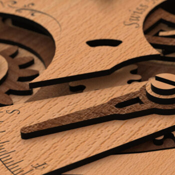 Intra απο ξύλο plywood 3mm-4mm πάχος - Αρχεία ρολογιού για κόφτες λέιζερ  Δίασταση 20x20 cm INTRAFABR-79580256 - Image 4