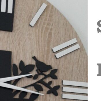 Intra απο ξύλο plywood 3mm-4mm πάχος - Clock Laser Cut - Ρολόι δέντρου με όνομα Δίασταση 30x20 cm INTRAFABR-73582139 - Image 3