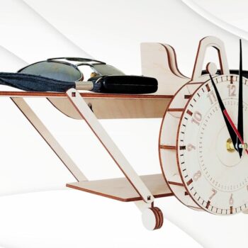 Intra απο ξύλο plywood 3mm-4mm πάχος - Αεροπλάνο ράφι ρολογιών, σχέδιο για λέιζερ Δίασταση 484x116 cm INTRAFABR-54736677 - Image 1