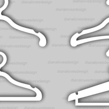 Intra απο ξύλο plywood 3mm-4mm πάχος - Κρεμάστρες ρούχων , Βρεφικές κρεμάστρες ψηφιακές Δίασταση 20x20 cm INTRAFABR-31476497 - Image 2