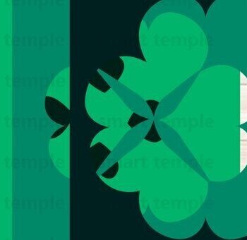 Intra απο ξύλο plywood 3mm-4mm πάχος - Clover 3d Shadowbox, Clover Vector Δίασταση 20x20 cm INTRAFABR-81176539 - Image 3
