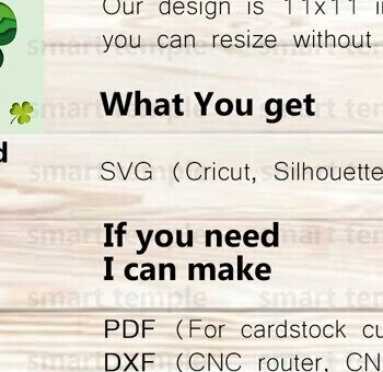 Intra απο ξύλο plywood 3mm-4mm πάχος - Clover Cricut, Clover 3d Shadowbox Δίασταση 20x20 cm INTRAFABR-81177931 - Image 2