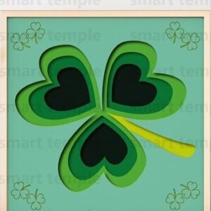 Intra απο ξύλο plywood 3mm-4mm πάχος - Clover Layered,  Clover  Δίασταση 20x20 cm INTRAFABR-81176169