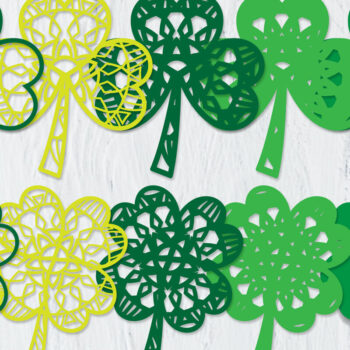 Intra απο ξύλο plywood 3mm-4mm πάχος - Clover Mandala 3D Layered Papercut Δίασταση 30x30 cm INTRAFABR-89420488 - Image 2