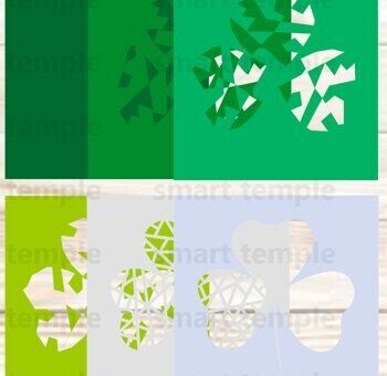 Intra απο ξύλο plywood 3mm-4mm πάχος - Clover Multilayered, Clover Layered Δίασταση 20x20 cm INTRAFABR-81177279 - Image 3