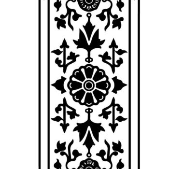 Intra απο ξύλο plywood 3mm-4mm πάχος - Πακέτο CNC Floral Tile  Δίασταση 20x25 cm INTRAFABR-123825989 - Image 7