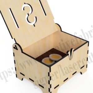 Intra απο ξύλο plywood 3mm-4mm πάχος - CNC Laser CNC CNC Στήθος / Laser Patterns Δίασταση 20x20 cm INTRAFABR-36793424