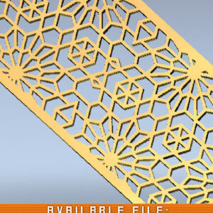 Intra απο ξύλο plywood 3mm-4mm πάχος - CNC Laser Cut Panel, Διακοσμητικό CNC Jali Δίασταση 6x6 cm INTRAFABR-123319399