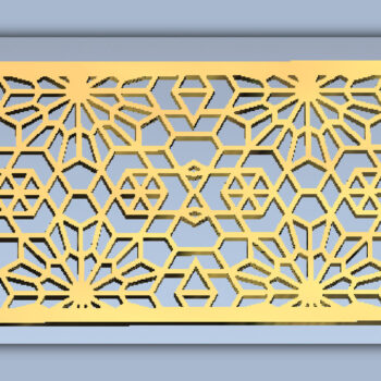 Intra απο ξύλο plywood 3mm-4mm πάχος - CNC Laser Cut Panel, Διακοσμητικό CNC Jali Δίασταση 6x6 cm INTRAFABR-123319399 - Image 4