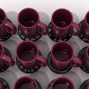 Intra απο ξύλο plywood 3mm-4mm πάχος - Coaster Bundle, Round Costers Laser  Δίασταση 30x20 cm INTRAFABR-39075835