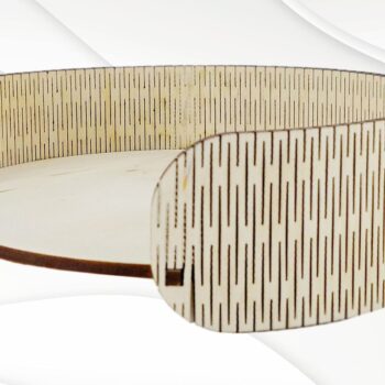 Intra απο ξύλο plywood 3mm-4mm πάχος - Θήκη σουβέρ με Hot Stand Δίασταση 30x20 cm INTRAFABR-30389490 - Image 3