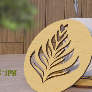 Intra απο ξύλο plywood 3mm-4mm πάχος - Σχεδιασμός σουβέρ Δίασταση 15x15 cm INTRAFABR-79072026