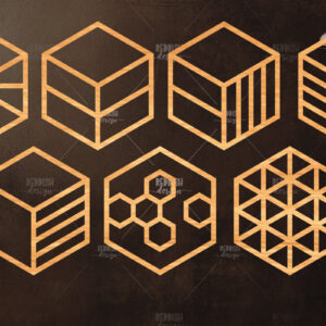 Intra απο ξύλο plywood 3mm-4mm πάχος - Coaster Laser Cut File  Δίασταση 20x20 cm INTRAFABR-121607752