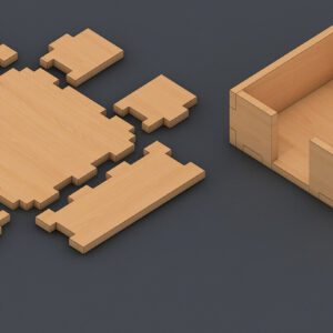 Intra απο ξύλο plywood 3mm-4mm πάχος - Διάνυσμα Coaster  περικοπής με λέιζερ  DXF 095 Δίασταση 30x20 cm INTRAFABR-60970418