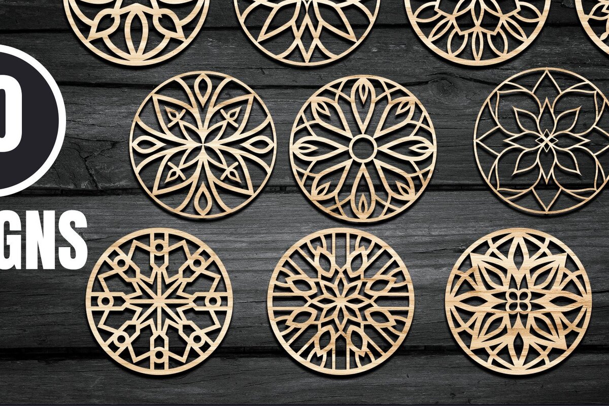 Intra απο ξύλο plywood 3mm-4mm πάχος - Σουβέρ Γκριλ Πακέτο  Cut Laser Δίασταση 30x30 cm INTRAFABR-38129325