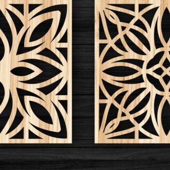 Intra απο ξύλο plywood 3mm-4mm πάχος - Σουβέρ Γκριλ Laser Cut  Bundle-V05 Δίασταση 30x30 cm INTRAFABR-38635035 - Image 4