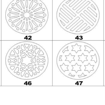 Intra απο ξύλο plywood 3mm-4mm πάχος - Άμεση λήψη υ Coasters Cut Laser Δίασταση 20x20 cm INTRAFABR-37101676 - Image 1