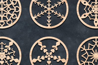 Intra απο ξύλο plywood 3mm-4mm πάχος - Σουβέρ Laser Cut  Δίασταση 30x20 cm INTRAFABR-65995843