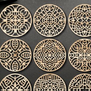 Intra απο ξύλο plywood 3mm-4mm πάχος - Αρχεία  κοπής με λέιζερ σουβέρ Δίασταση 30x20 cm INTRAFABR-66110159