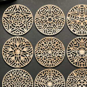 Intra απο ξύλο plywood 3mm-4mm πάχος - Αρχεία  κοπής με λέιζερ σουβέρ Δίασταση 30x20 cm INTRAFABR-66130562