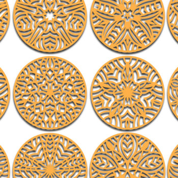 Intra απο ξύλο plywood 3mm-4mm πάχος - Αρχεία  κοπής με λέιζερ σουβέρ Δίασταση 30x20 cm INTRAFABR-66130562 - Image 2