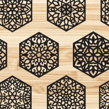 Intra απο ξύλο plywood 3mm-4mm πάχος - Αρχεία κοπής με λέιζερ σουβέρ Δίασταση 30x20 cm INTRAFABR-72792820 - Image 3