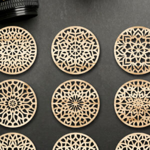 Intra απο ξύλο plywood 3mm-4mm πάχος - Αρχεία  κοπής με λέιζερ σουβέρ Δίασταση 30x20 cm INTRAFABR-66107189